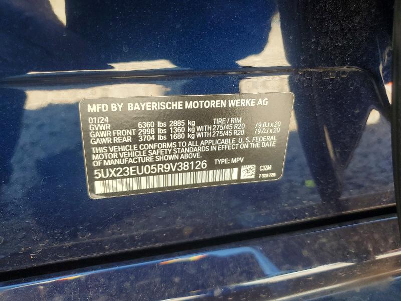 Продажа на аукционе авто 2024 Bmw X5, vin: 5UX23EU05R9V38126, номер лота: 68835586
