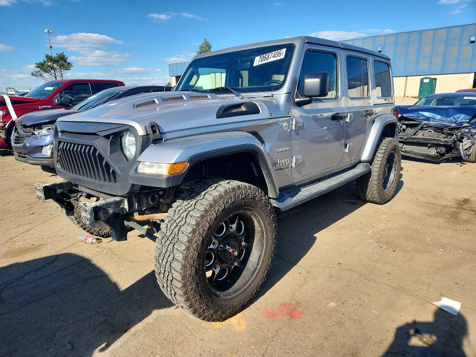 Auction sale of the 2019 Jeep Wrangler Unlimited, vin: 1C4HJXEG6KW599923, lot number: 70687406