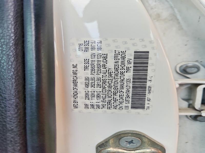 69723196 :رقم المزاد ، 5J8TB4H74HL011305 vin ، 2017 Acura Rdx مزاد بيع