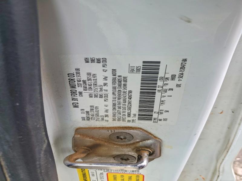 Продаж на аукціоні авто 2019 Ford Transit Connect, vin: NM0LS6E2XK1406799, номер лоту: 69889736