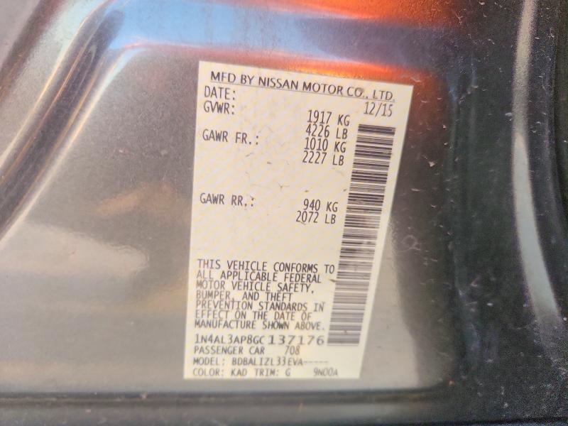 Продаж на аукціоні авто 2016 Nissan Altima, vin: 1N4AL3AP8GC137176, номер лоту: 68410966