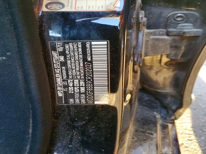 Aukcja sprzedaży 2012 Mercedes-benz C, vin: WDDGF8BB9CR202027, numer aukcji: 67457736