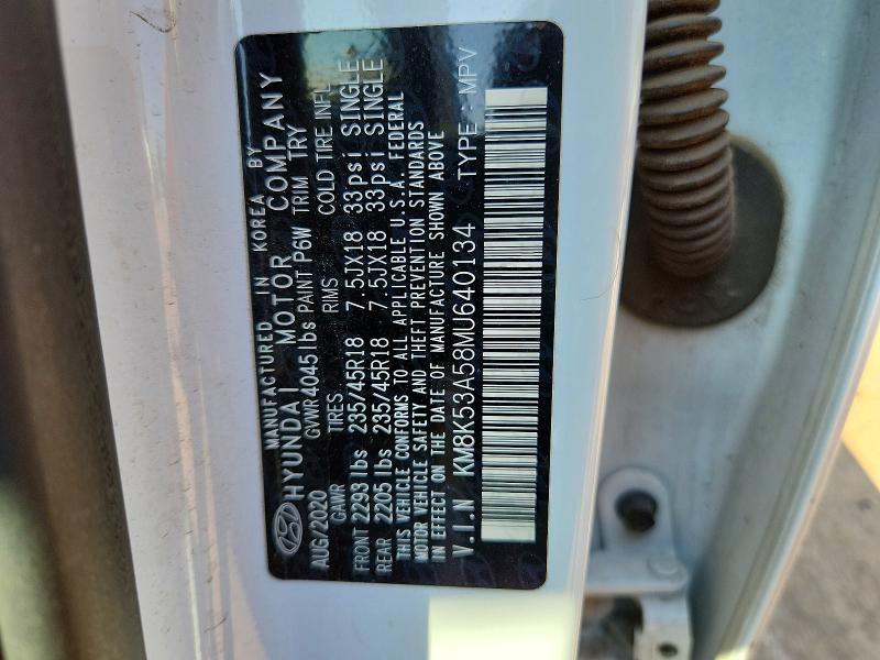 2021 Hyundai Kona მანქანა იყიდება აუქციონზე, vin: KM8K53A58MU640134, აუქციონის ნომერი: 69399736