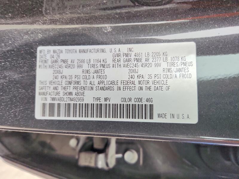 2026 Mazda Cx-50 მანქანა იყიდება აუქციონზე, vin: 7MMVABDL2TN492959, აუქციონის ნომერი: 70482436