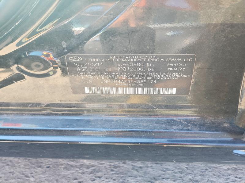 Aukcja sprzedaży 2015 Hyundai Elantra, vin: 5NPDH4AE9FH585474, numer aukcji: 67558066