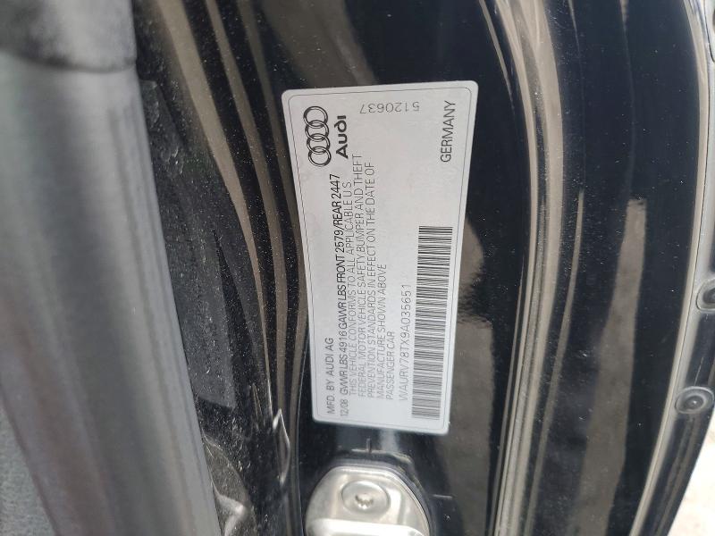 Продаж на аукціоні авто 2009 Audi S5, vin: WAURV78TX9A035651, номер лоту: 68499556
