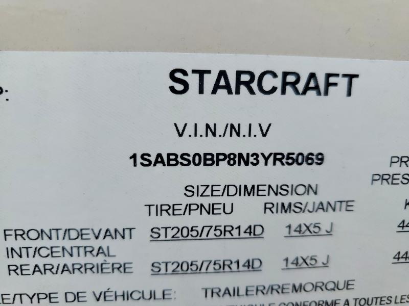 Продаж на аукціоні авто 2022 Jay Trailers, vin: 1SABS0BP8N3YR5069, номер лоту: 70302826