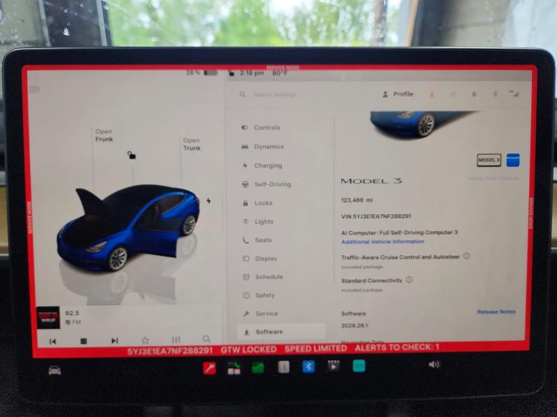 67185936 :رقم المزاد ، 5YJ3E1EA7NF288291 vin ، 2022 Tesla Model 3 مزاد بيع
