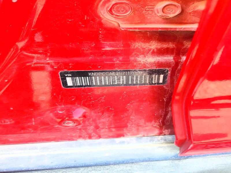 2011 Kia Sportage მანქანა იყიდება აუქციონზე, vin: KNDPCCA62B7117003, აუქციონის ნომერი: 67331096