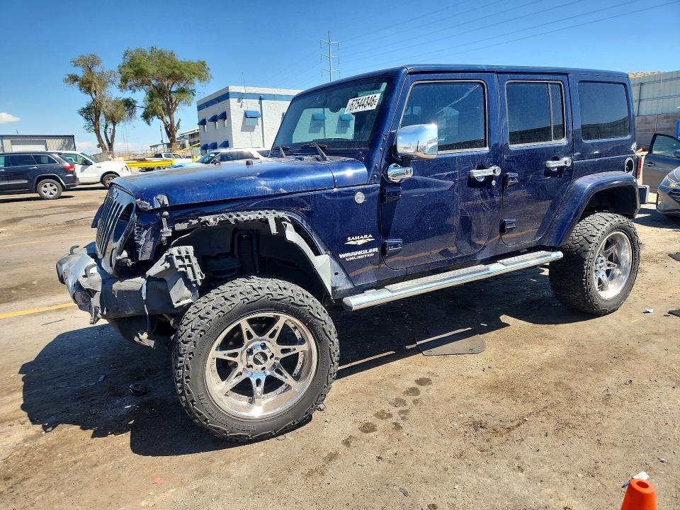 2013 Jeep Wrangler Unlimited მანქანა იყიდება აუქციონზე, vin: 1C4HJWEG6DL579721, აუქციონის ნომერი: 67544346