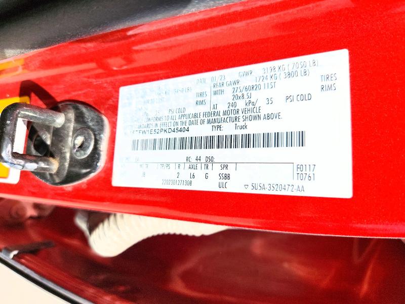 Продаж на аукціоні авто 2023 Ford F150, vin: 1FTFW1E52PKD45404, номер лоту: 67261806