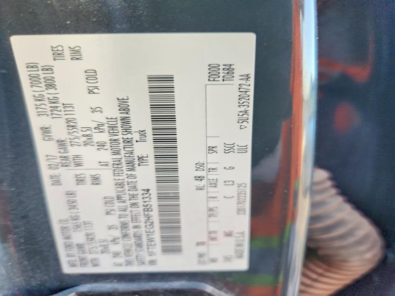 Продажа на аукционе авто 2017 Ford F150, vin: 1FTEW1EG2HFB51334, номер лота: 68358696