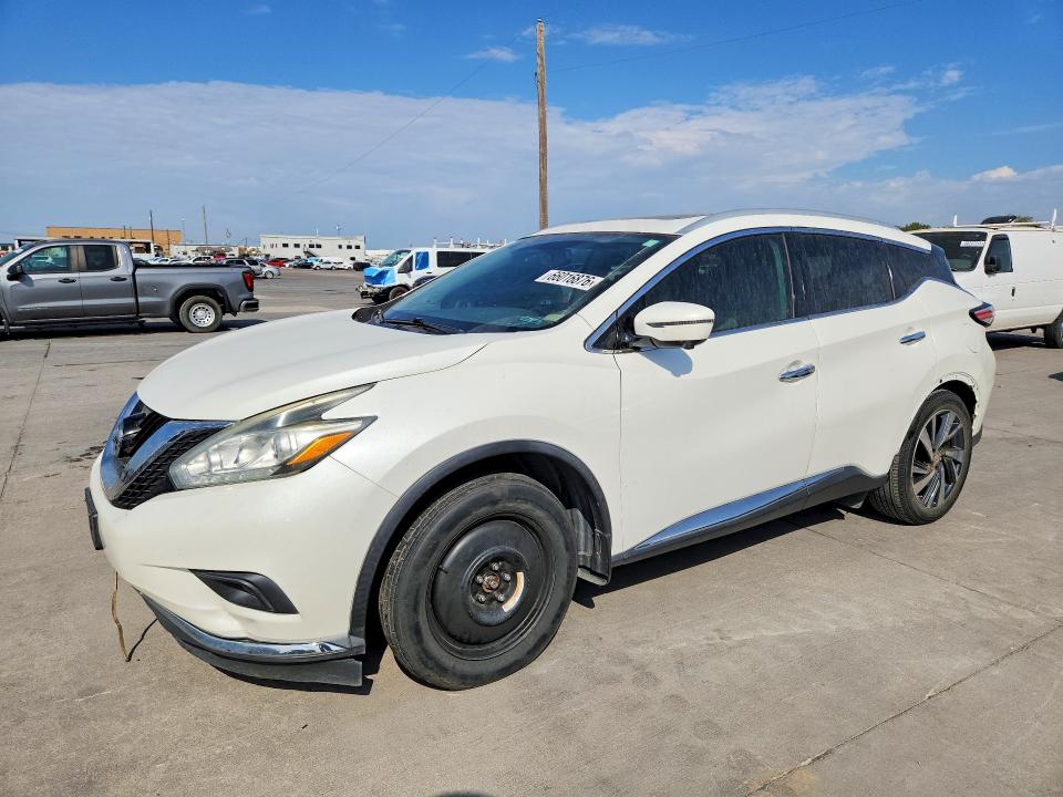 Продажа на аукционе авто 2017 Nissan Murano, vin: 5N1AZ2MG3HN199620, номер лота: 66016876