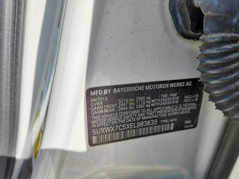 2014 Bmw X3 მანქანა იყიდება აუქციონზე, vin: 5UXWX7C5XEL983635, აუქციონის ნომერი: 67540296