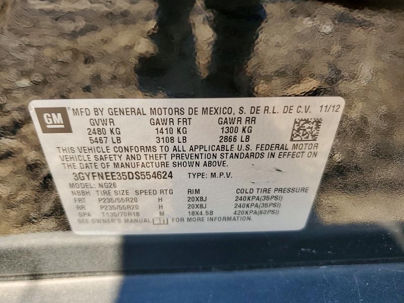 Продаж на аукціоні авто 2013 Cadillac Srx, vin: 3GYFNEE35DS554624, номер лоту: 67360106