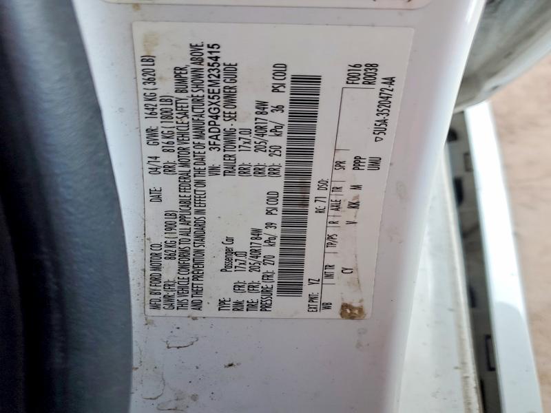 Aukcja sprzedaży 2014 Ford Fiesta, vin: 3FADP4GX5EM235415, numer aukcji: 67375116