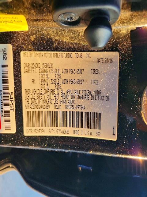 Aukcja sprzedaży 2016 Toyota Tacoma, vin: 5TFAZ5CN1GX011069, numer aukcji: 67430596
