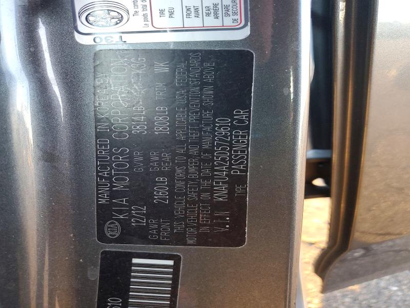 Продажа на аукционе авто 2013 Kia Forte, vin: KNAFU4A25D5729610, номер лота: 67634976