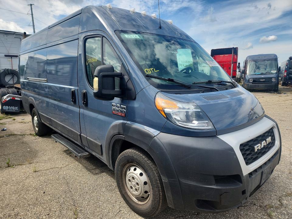 Продаж на аукціоні авто 2021 Ram Promaster 3500, vin: 3C6MRVJG1ME544544, номер лоту: 65958666