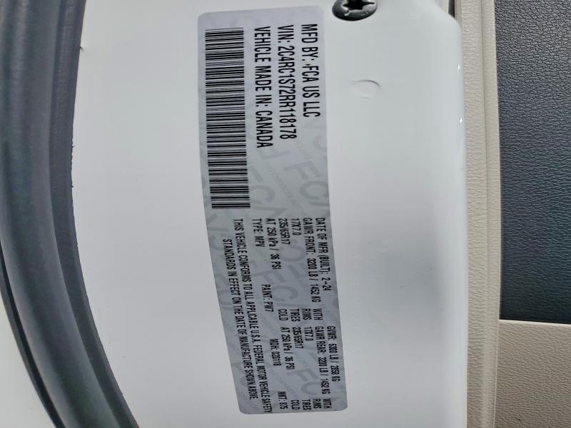 68414866 :رقم المزاد ، 2C4RC1S72RR118178 vin ، 2024 Chrysler Pacifica مزاد بيع