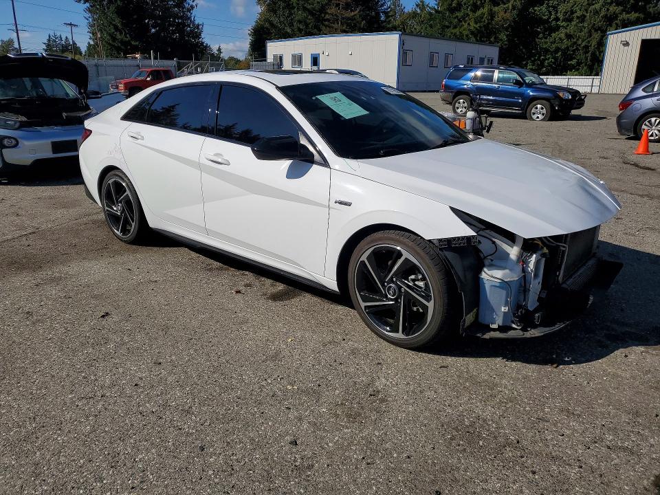 70772626 :رقم المزاد ، KMHLR4AF7MU180665 vin ، 2021 Hyundai Elantra مزاد بيع