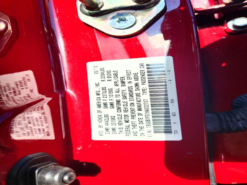 Auction sale of the 2017 Acura Tlx, vin: 19UUB1F51HA002707, lot number: 69391806