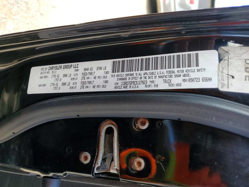 68984696 :رقم المزاد ، 1C6RD7GP9CS127823 vin ، 2012 Dodge Ram 1500 مزاد بيع