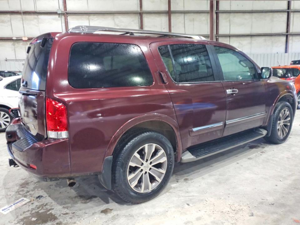 67909806 :رقم المزاد ، 5N1AA0NC5FN614960 vin ، 2015 Nissan Armada مزاد بيع