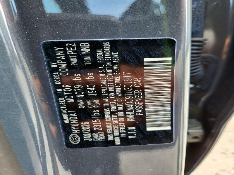 2026 Hyundai Elantra Hybrid მანქანა იყიდება აუქციონზე, vin: KMHLM4DJ9TU201917, აუქციონის ნომერი: 70595916