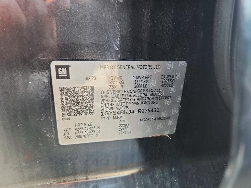 Продажа на аукционе авто 2020 Cadillac Escalade, vin: 1GYS4BKJ4LR279431, номер лота: 67415936