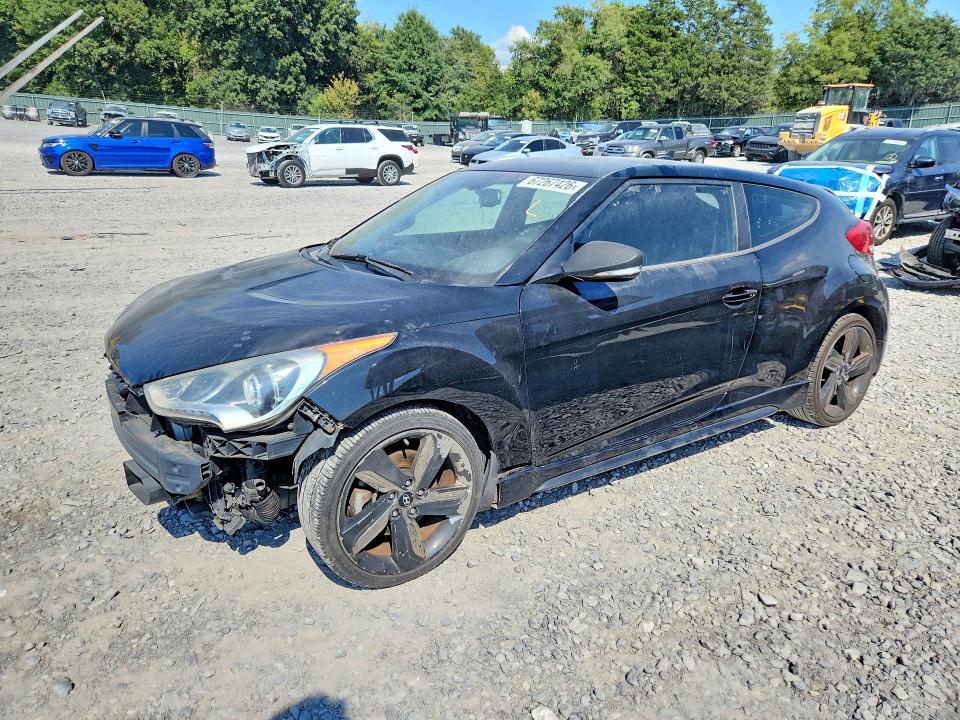 2013 Hyundai Veloster მანქანა იყიდება აუქციონზე, vin: KMHTC6AE6DU163974, აუქციონის ნომერი: 67267426