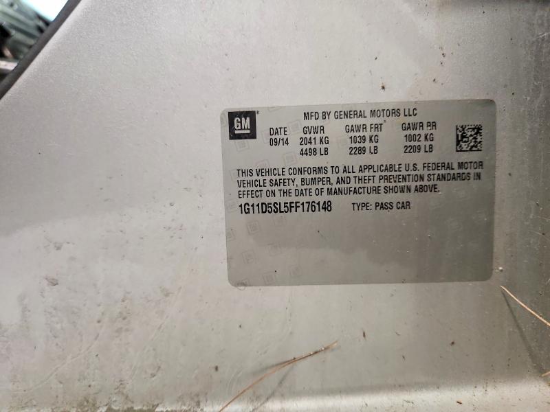 Aukcja sprzedaży 2015 Chevrolet Malibu, vin: 1G11D5SL5FF176148, numer aukcji: 69086426