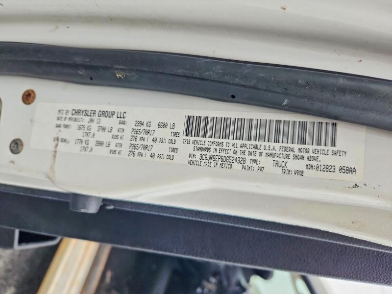 Продаж на аукціоні авто 2013 Ram 1500, vin: 3C6JR6EP6DG524328, номер лоту: 70152816