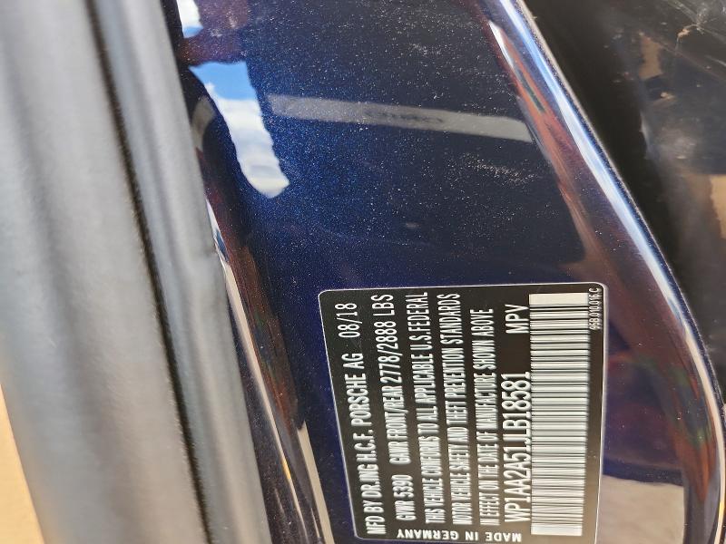 Продаж на аукціоні авто 2018 Porsche Macan, vin: WP1AA2A51JLB18581, номер лоту: 67533096