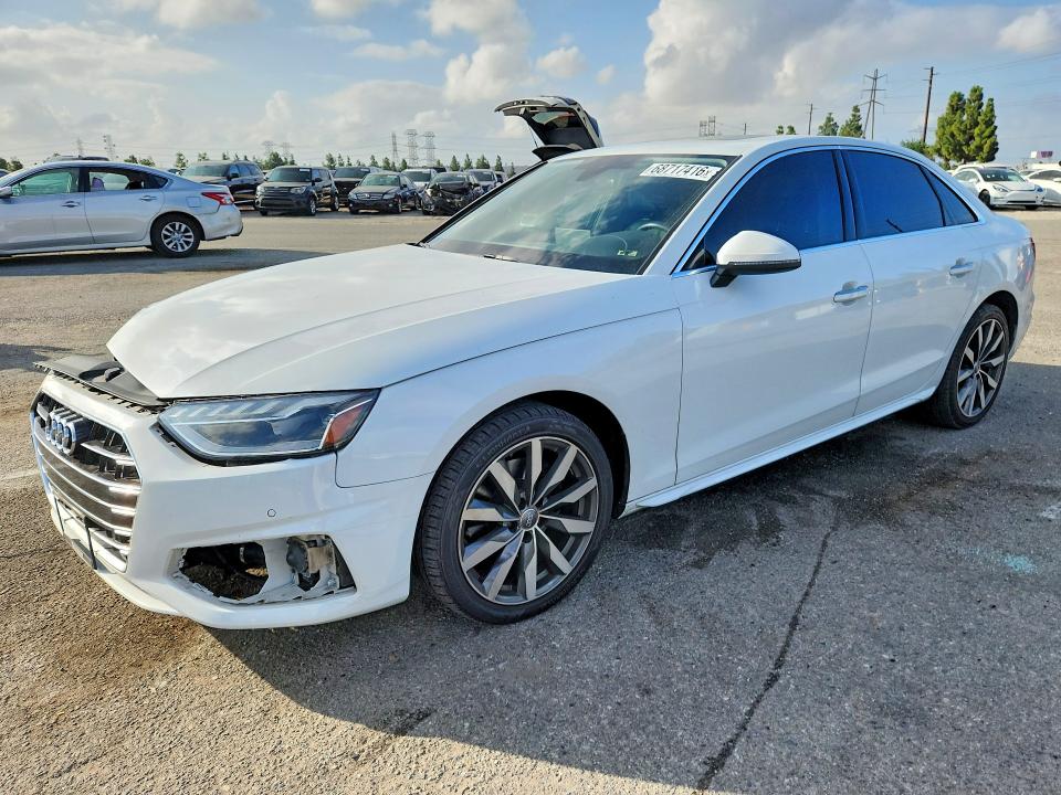 2020 Audi A4 მანქანა იყიდება აუქციონზე, vin: WAUHMAF43LA060342, აუქციონის ნომერი: 68717416