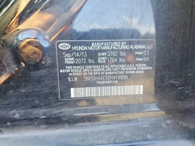 Продаж на аукціоні авто 2013 Hyundai Elantra, vin: 5NPDH4AE5DH419899, номер лоту: 69014266