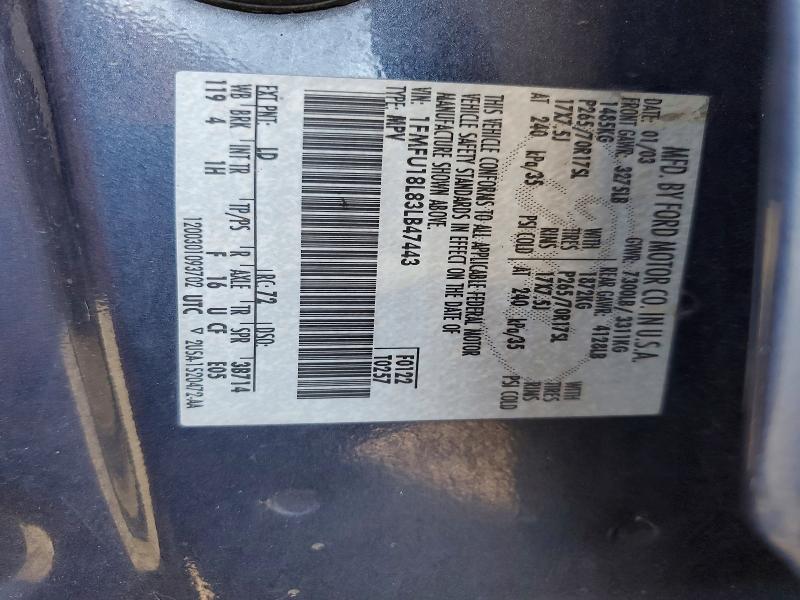 Продаж на аукціоні авто 2003 Ford Expedition, vin: 1FMFU18L83LB47443, номер лоту: 69828266