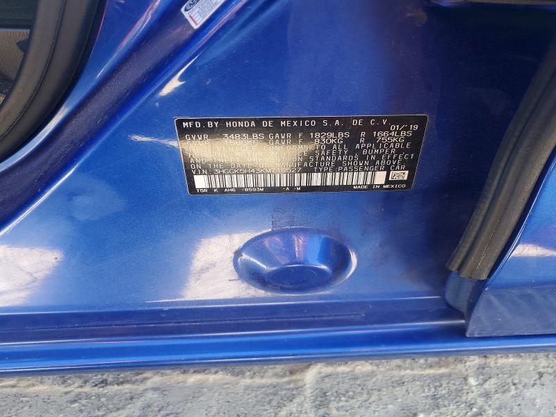 Продажа на аукционе авто 2019 Honda Fit, vin: 3HGGK5H43KM718527, номер лота: 67462006