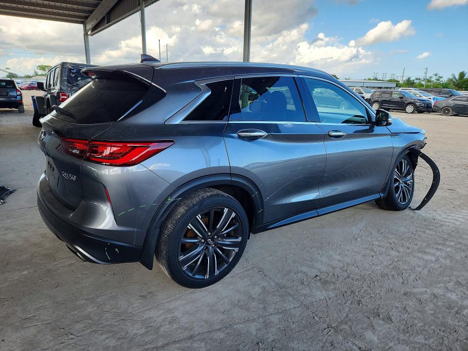 70780586 :رقم المزاد ، 3PCAJ5BA8NF109707 vin ، 2022 Infiniti Qx50 مزاد بيع