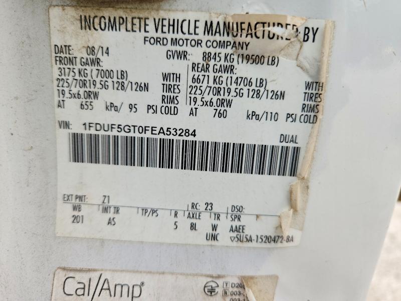 Продаж на аукціоні авто 2015 Ford F550, vin: 1FDUF5GT0FEA53284, номер лоту: 70315916