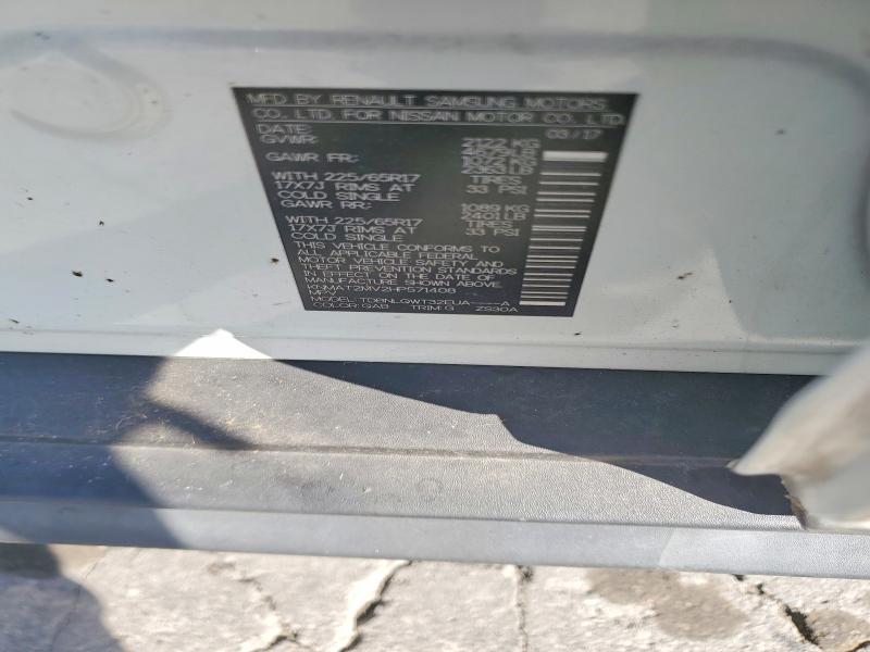 70365696 :رقم المزاد ، KNMAT2MV2HP571408 vin ، 2017 Nissan Rogue مزاد بيع
