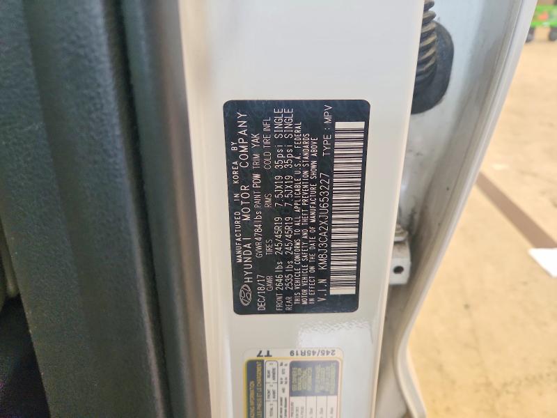 2018 Hyundai Tucson მანქანა იყიდება აუქციონზე, vin: KM8J3CA2XJU653227, აუქციონის ნომერი: 67285766