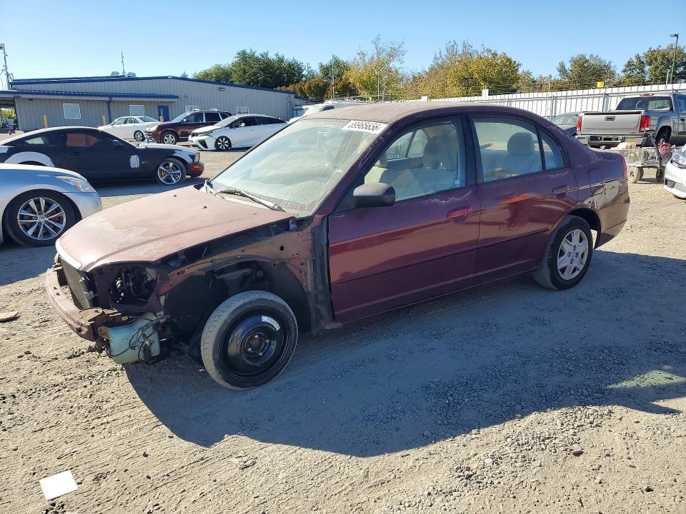 69985656 :رقم المزاد ، 2HGES16513H596228 vin ، 2003 Honda Civic مزاد بيع