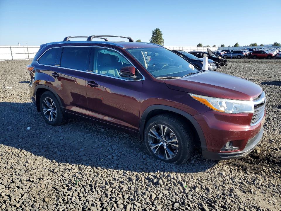 Auction sale of the 2016 Toyota Highlander, vin: 5TDJKRFH9GS296501, lot number: 69059396