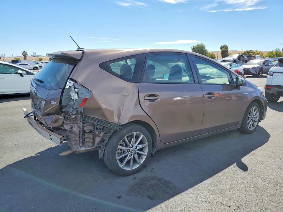 2015 Toyota Prius V მანქანა იყიდება აუქციონზე, vin: JTDZN3EU3FJ029260, აუქციონის ნომერი: 70301996