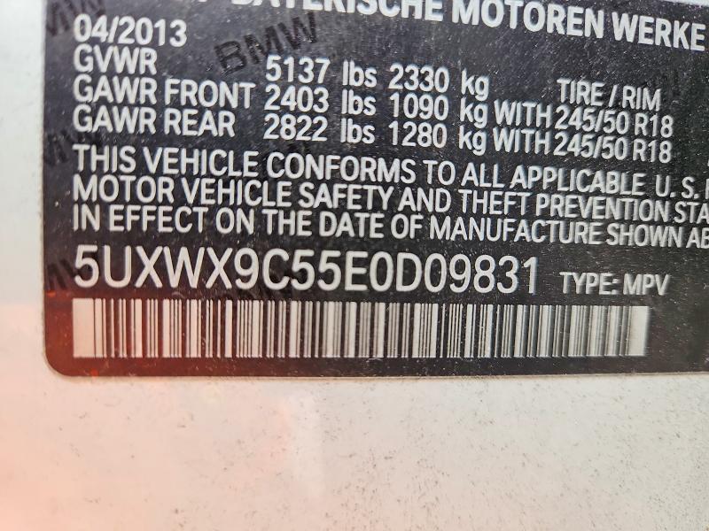 Aukcja sprzedaży 2014 Bmw X3, vin: 5UXWX9C55E0D09831, numer aukcji: 67962576