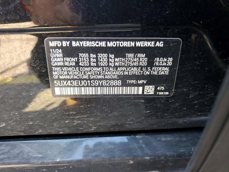 Aukcja sprzedaży 2025 Bmw X5, vin: 5UX43EU01S9Y82888, numer aukcji: 68061196