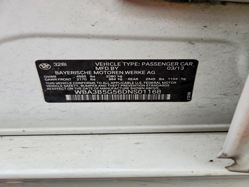 Продажа на аукционе авто 2013 Bmw 328, vin: WBA3B5G56DNS01168, номер лота: 67574566
