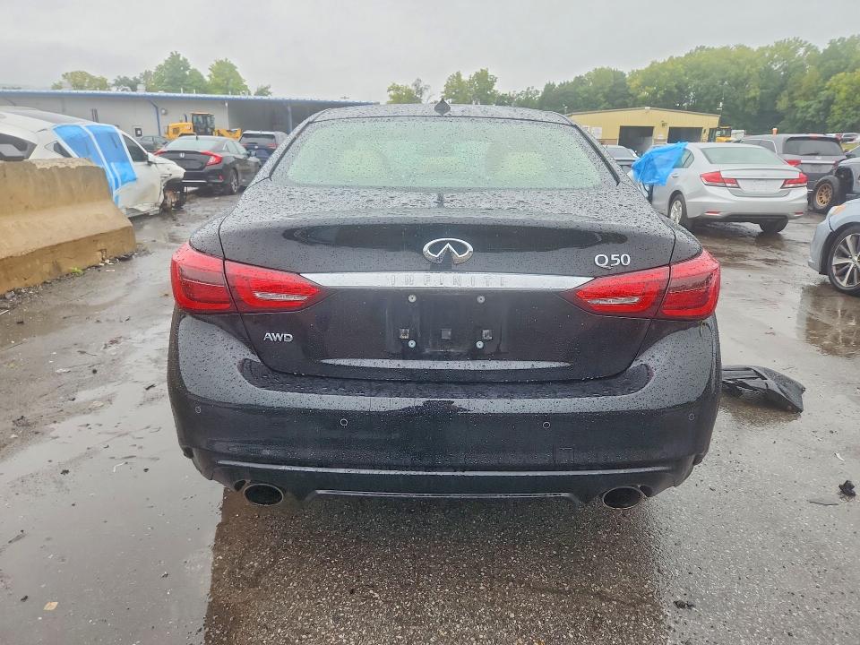 2018 Infiniti Q50 მანქანა იყიდება აუქციონზე, vin: JN1EV7AR3JM611909, აუქციონის ნომერი: 68647256