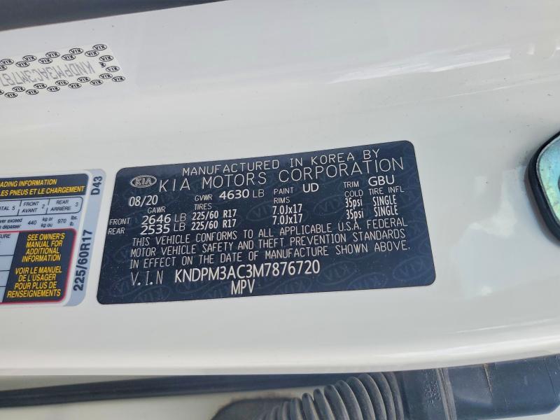 Aukcja sprzedaży 2021 Kia Sportage, vin: KNDPM3AC3M7876720, numer aukcji: 67906126